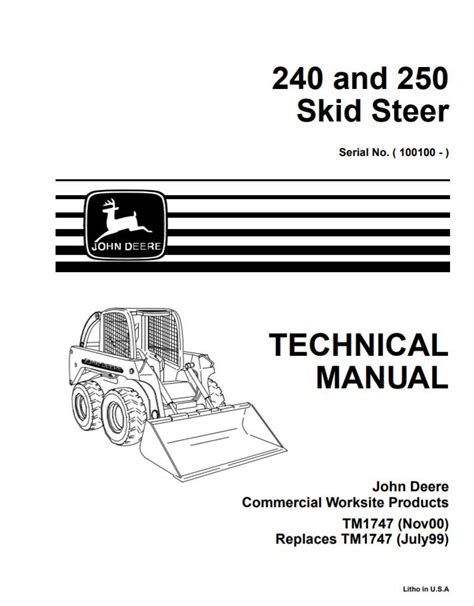 john deere 250 skid steer tech manual|john deere 250 wiring diagram.